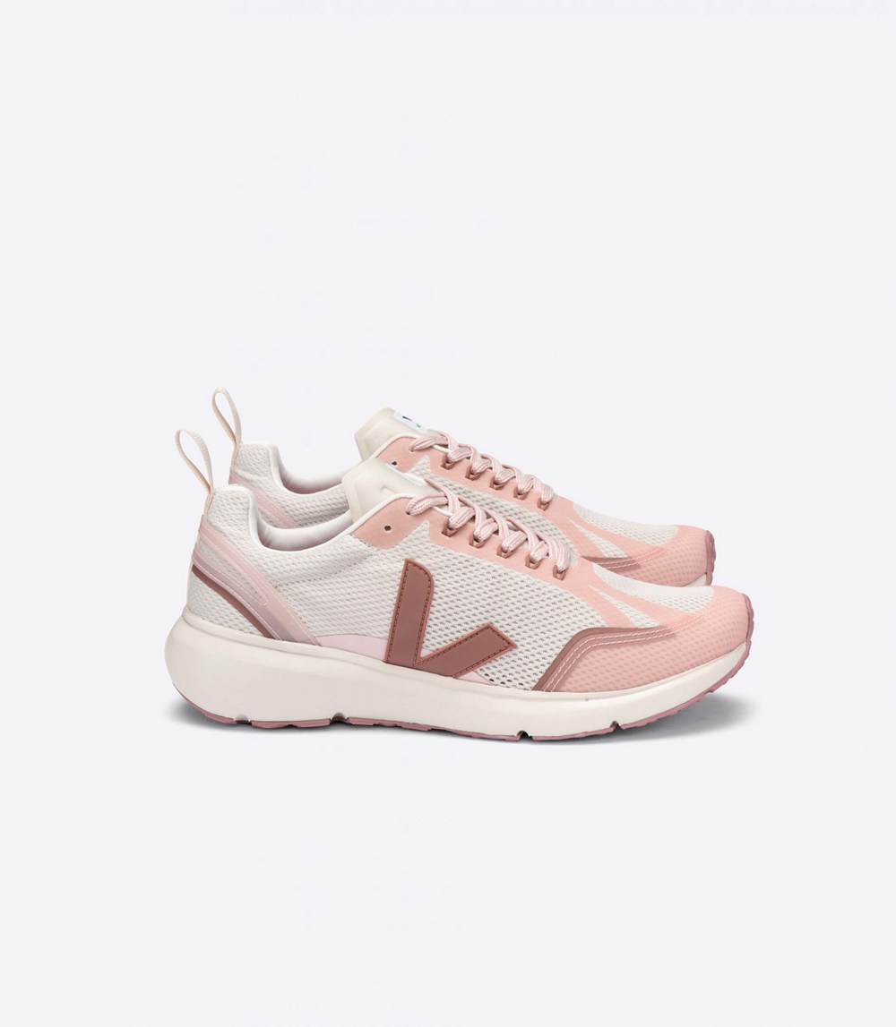 Veja Sneakers Womens - Condor 2 Alveomesh - Beige/Pink - 4917RJPGN